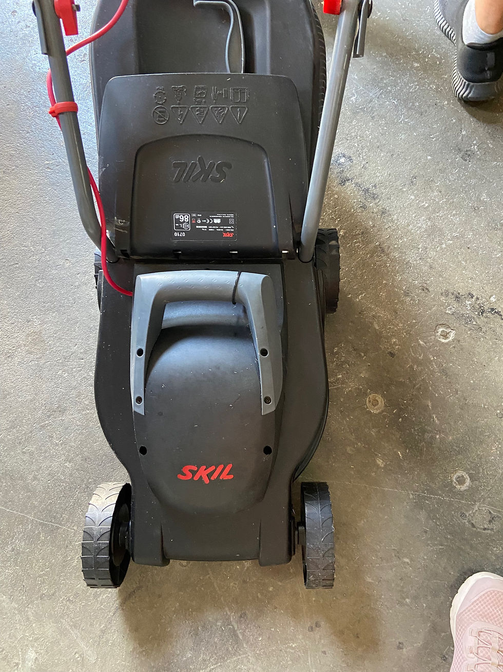 Thumbnail: SKIL lawnmower with power cable 