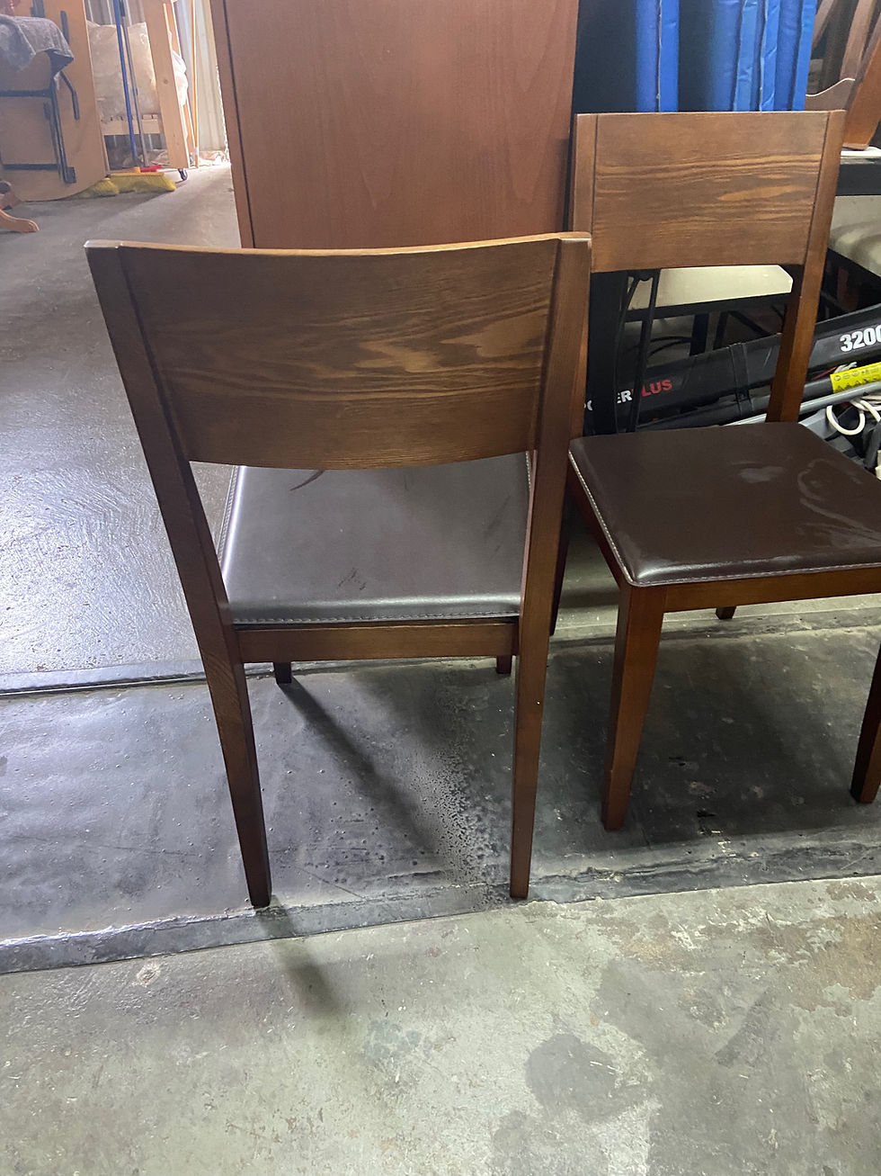 Thumbnail: 2 dining chairs €25 each or €45 pair