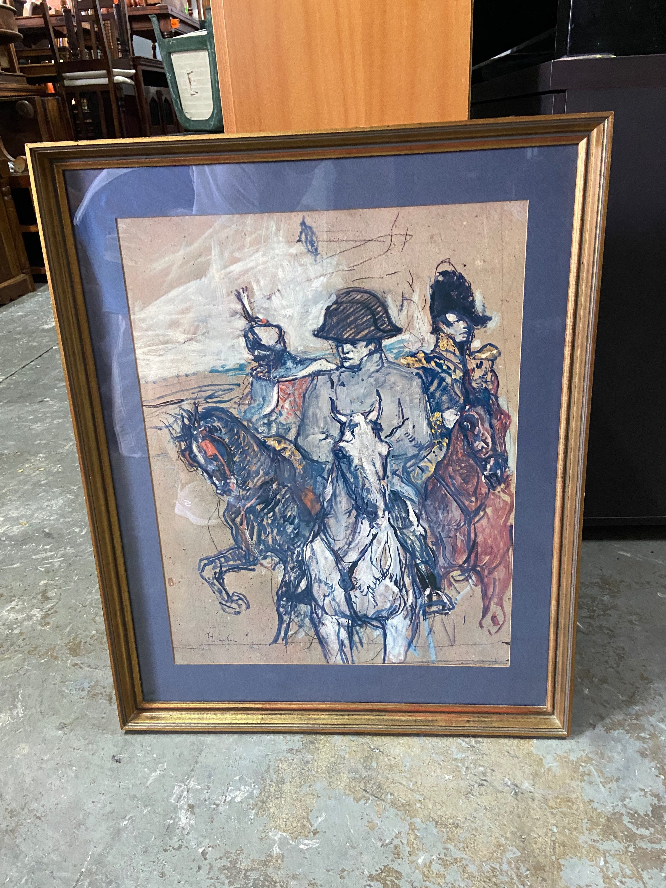 Henri de Toulouse-Lautrec – Napoleon framed print 