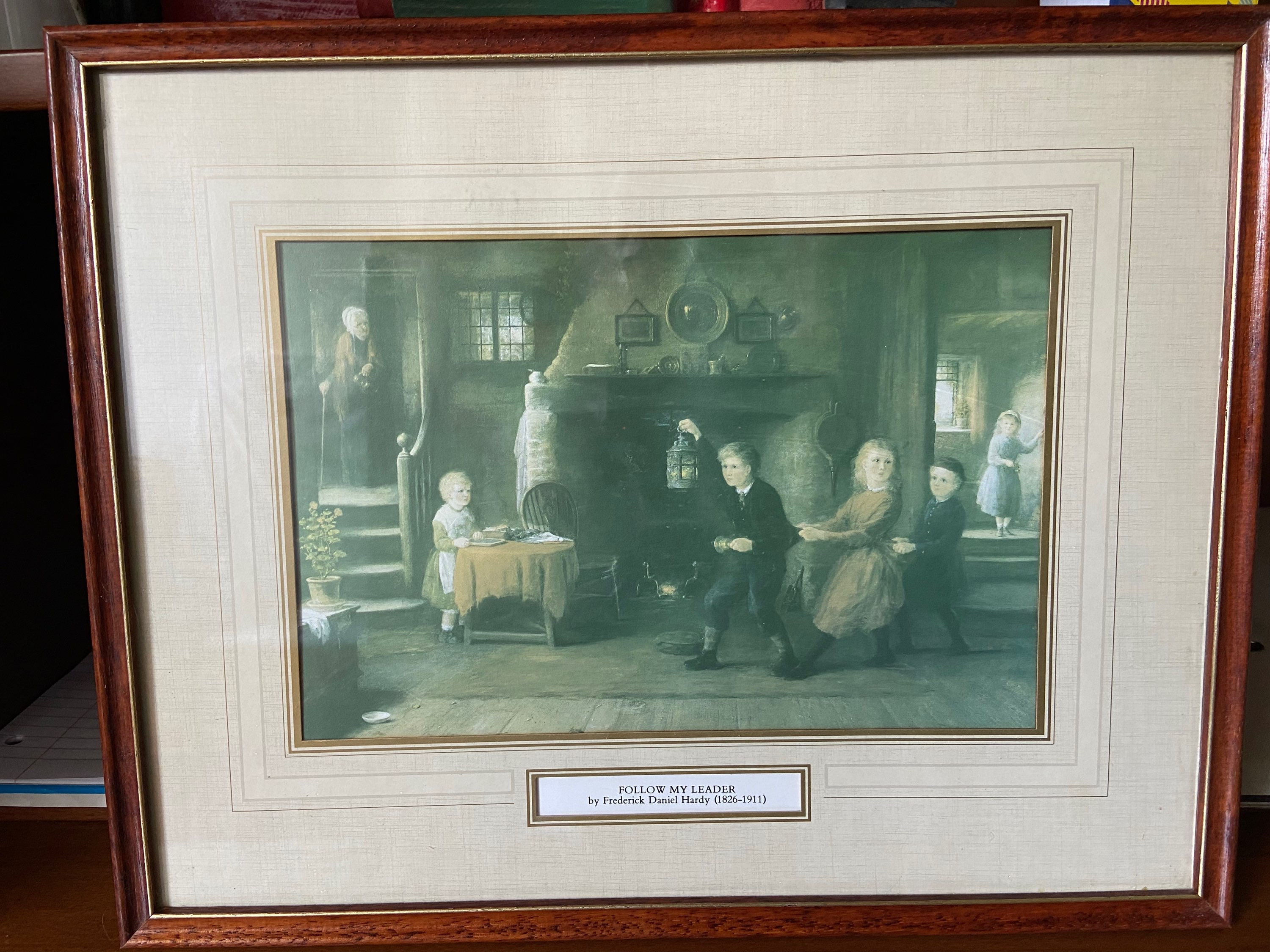 Follow my leader by Frederick Daniel Hardy picture 37x29.5 