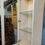 Thumbnail: Pale veneer tall slim display cabinet with light (50 x 44 x 229) €85