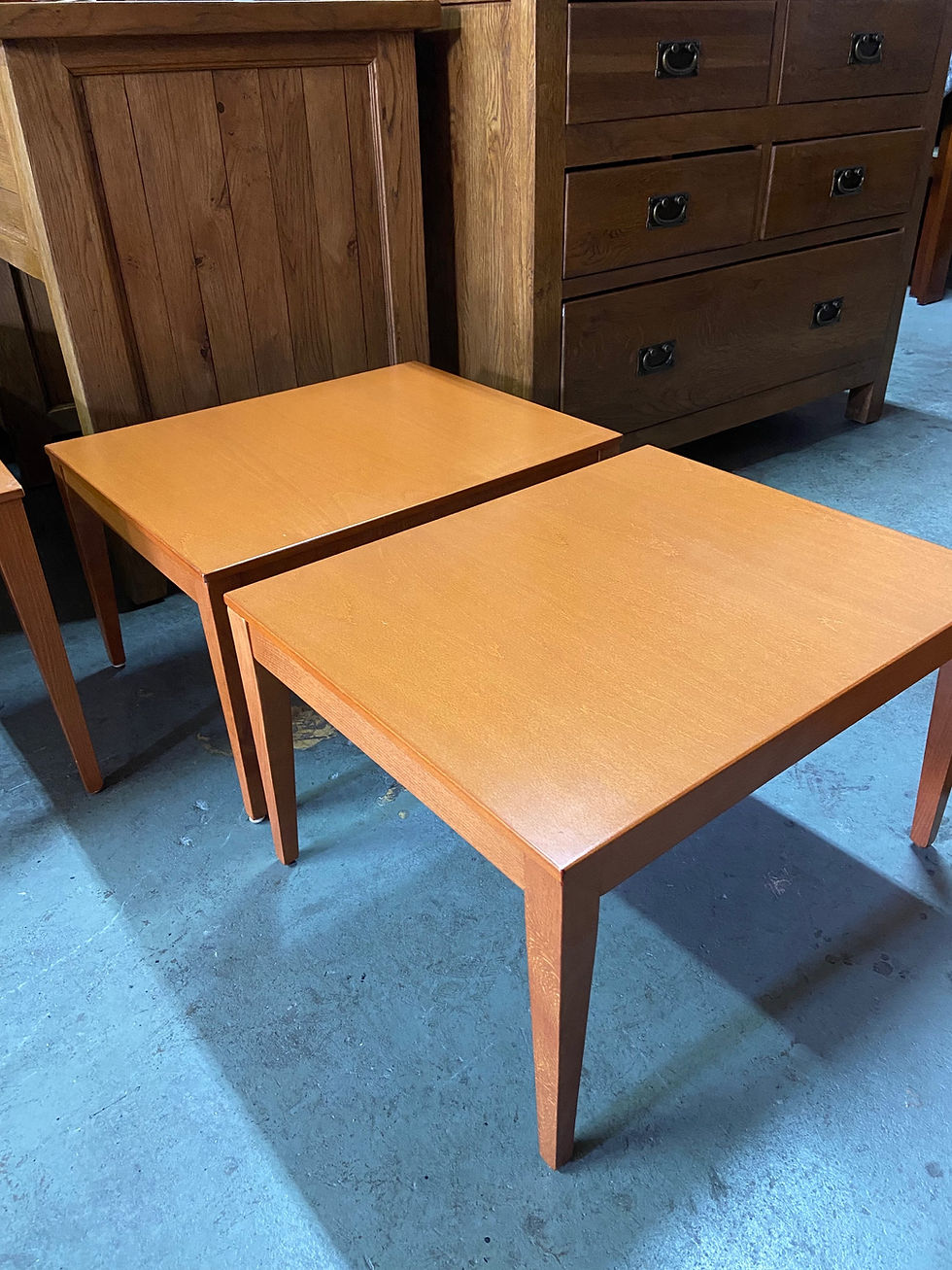 Thumbnail: Calligaris Italian wood veneer coffee (2 available) 