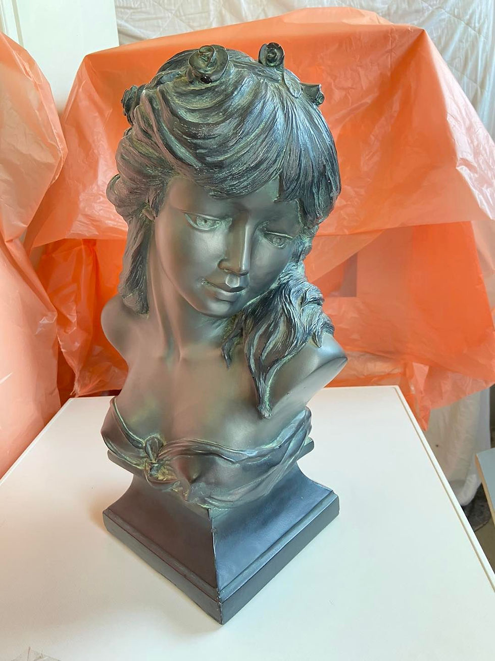 Thumbnail: Retro Austin Productions Woman sculpture 49h 