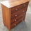 Thumbnail: Cherry veneer 4 drawer chest of drawers (93 x 42 x 90) €80