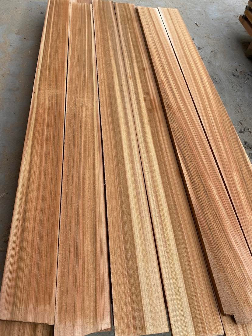 1x8 Rough Sawn Red Clear Cedar — product view 1