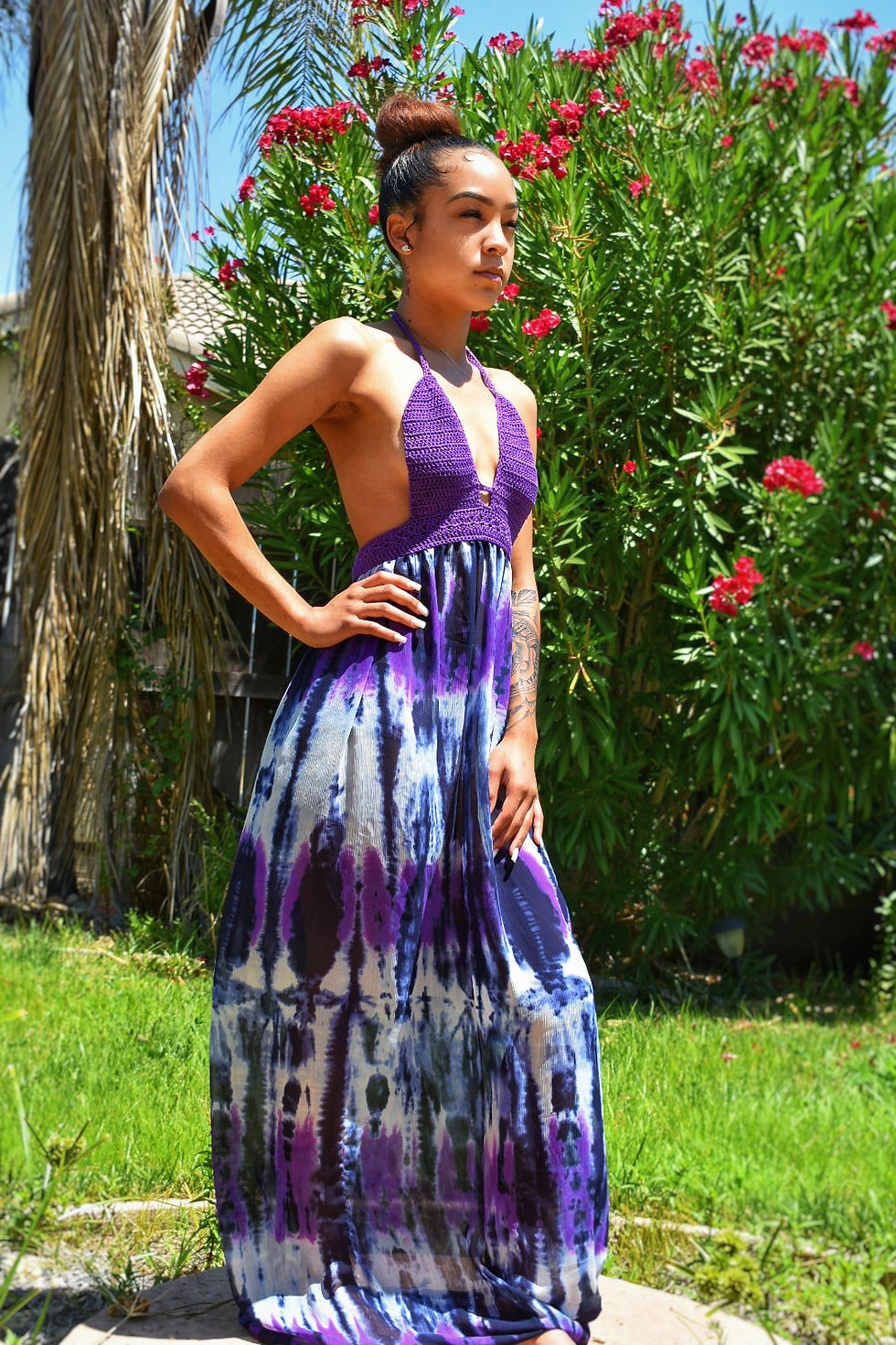 Goddess Crochet Maxi Dress | Davis Hollie