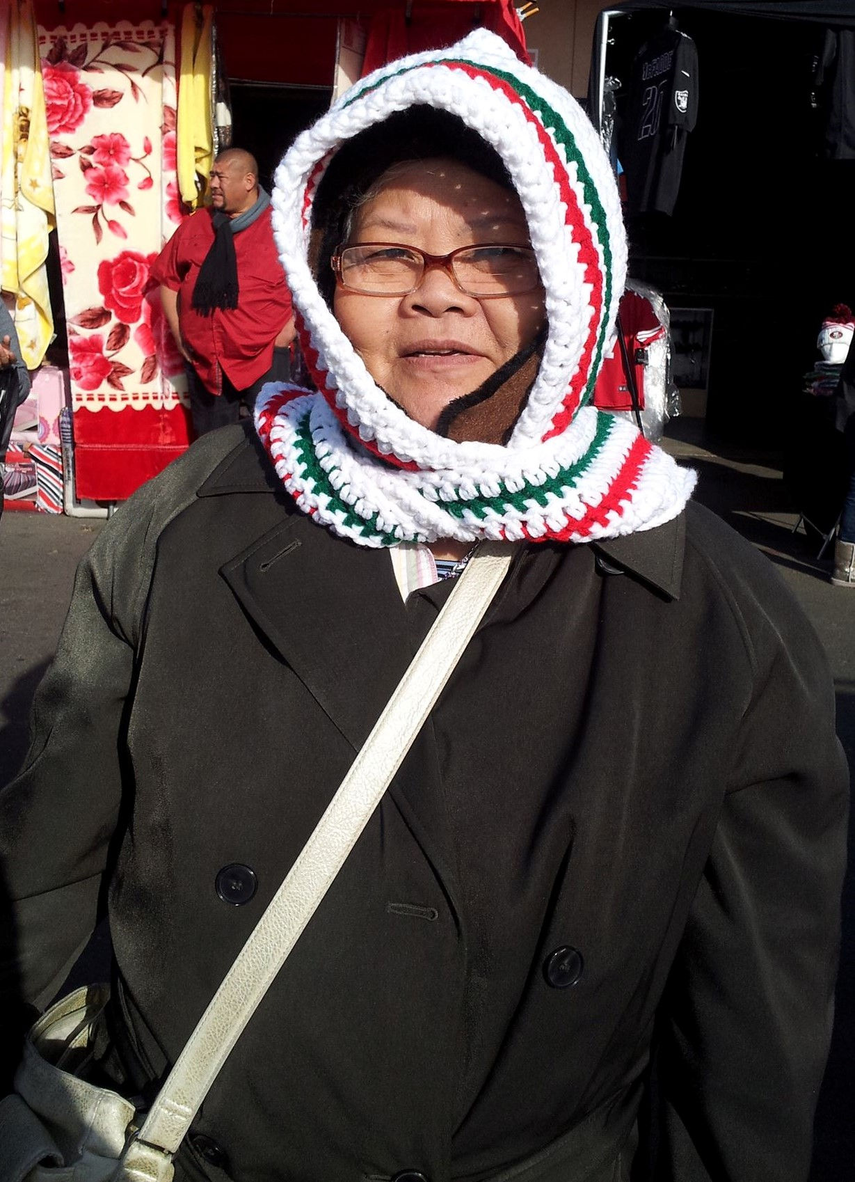 White Owl Infinity Hooded Scarf