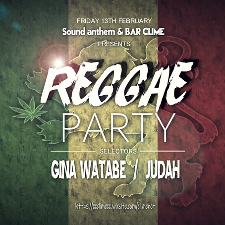 2026.3.13 (FRI) REGGAE PARTY