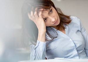 Young Woman Contemplating