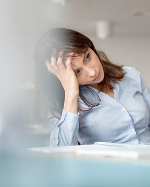 Stressed Office Woman