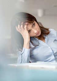Young Woman Contemplating