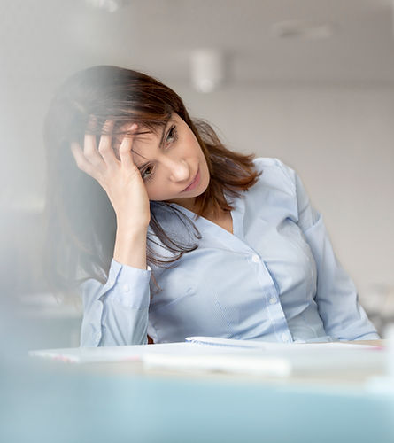 Young Woman Contemplating