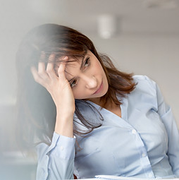  Young Woman Contemplating