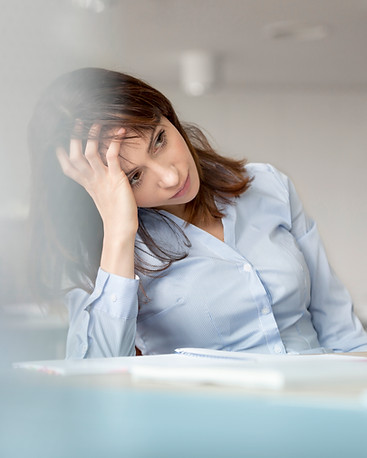 Stressed Office Woman