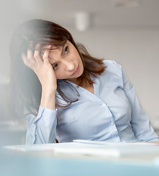  Young Woman Contemplating