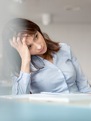 Young Woman Contemplating