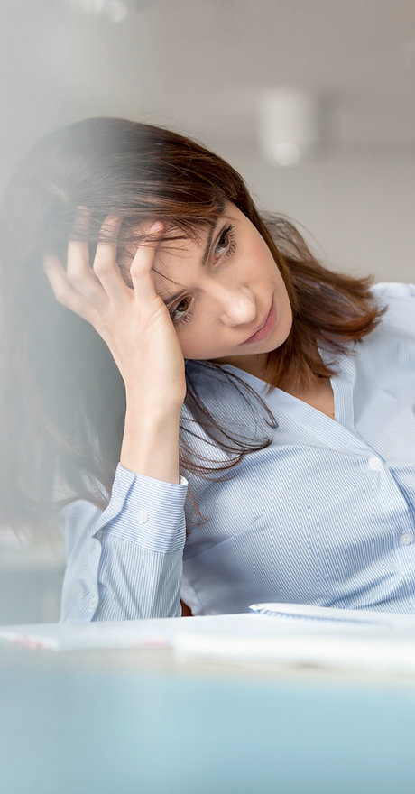 Young Woman Contemplating