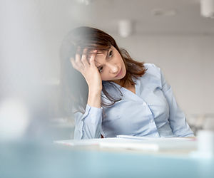 Young Woman Contemplating