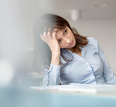 Young Woman Contemplating