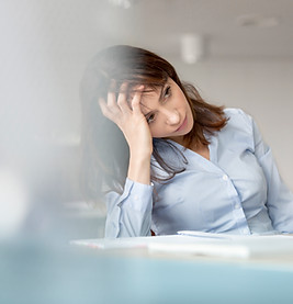 Young Woman Contemplating
