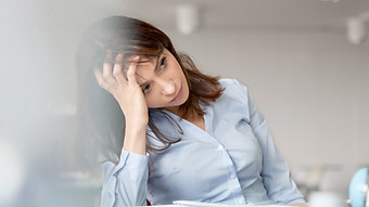 Young Woman Contemplating