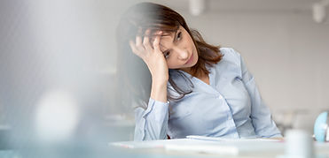 Stressed Office Woman