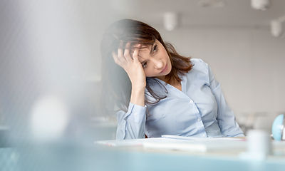 anxiety stressed woman