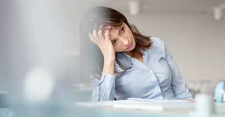 Young Woman Contemplating