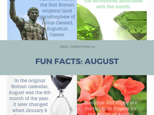 Fun Facts: August