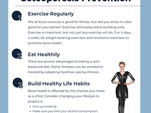 The symptoms of osteoporosis