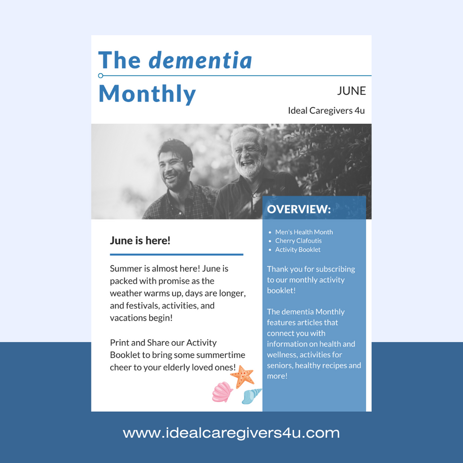 Cover of June Senior Activity Booklet