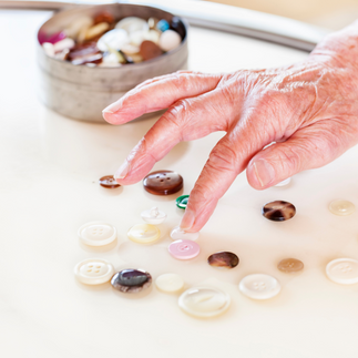 senior sorting buttons