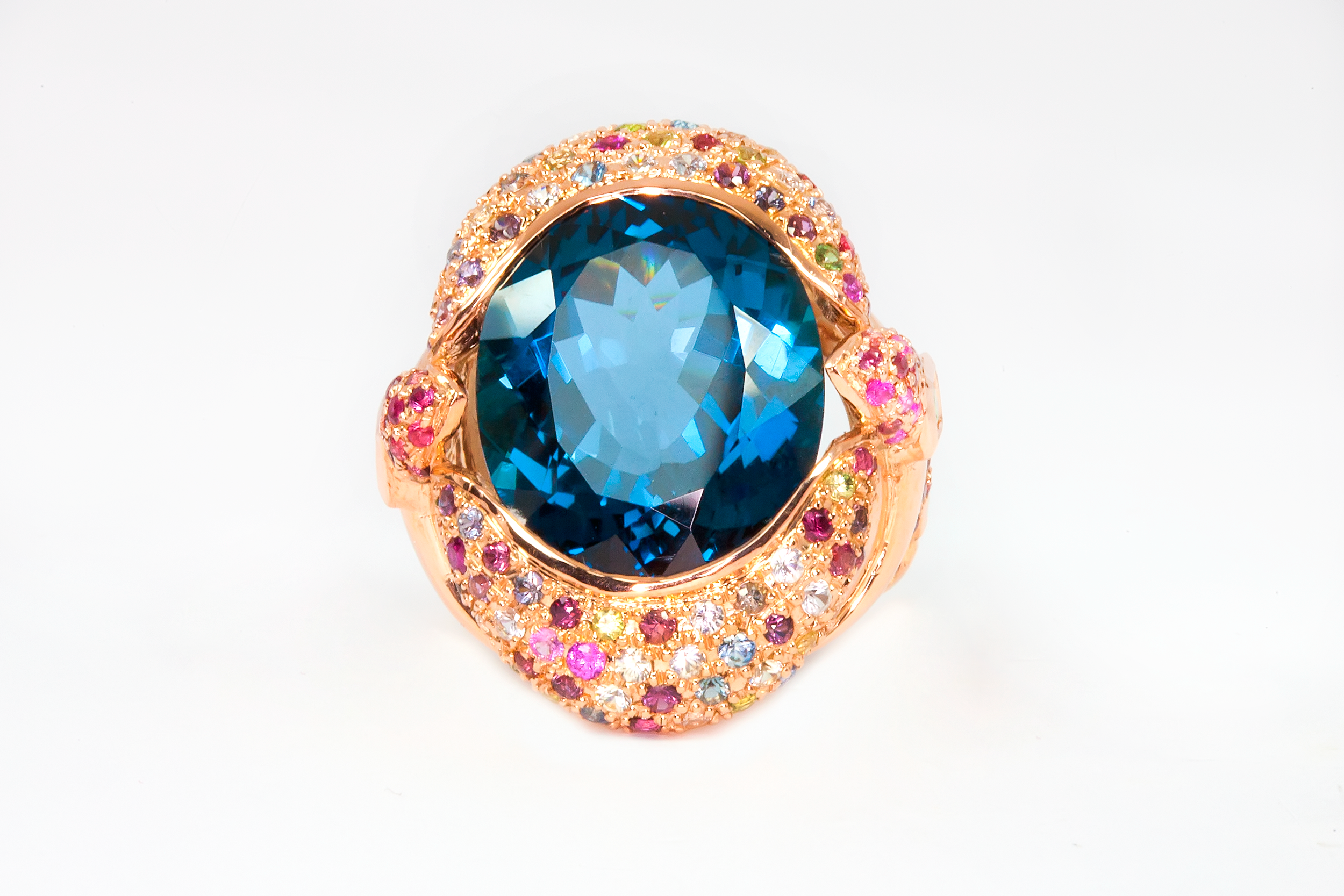 LONDON BLUE RING