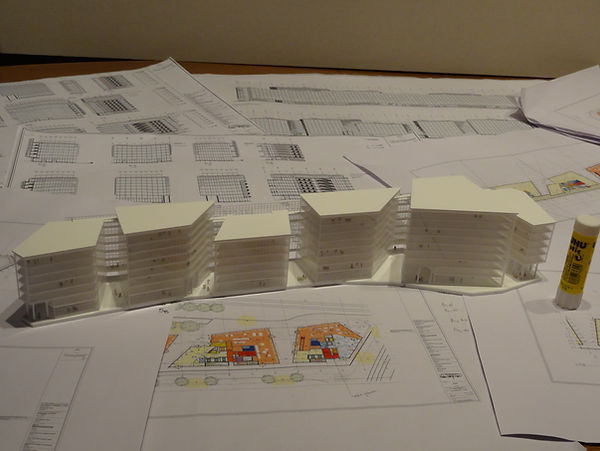 S.A.Fabrication maquette volume architecture plexiglas