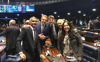 Eunício Oliveira, presidente do Senado, lamenta saída de Rose do MDB