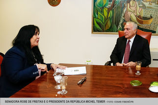 Rose se reúne com Temer para liberar recursos para Ifes, Ufes e Hucam