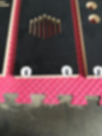 Make sure you line the flat edge of the cam up with the flat edge of the piece.