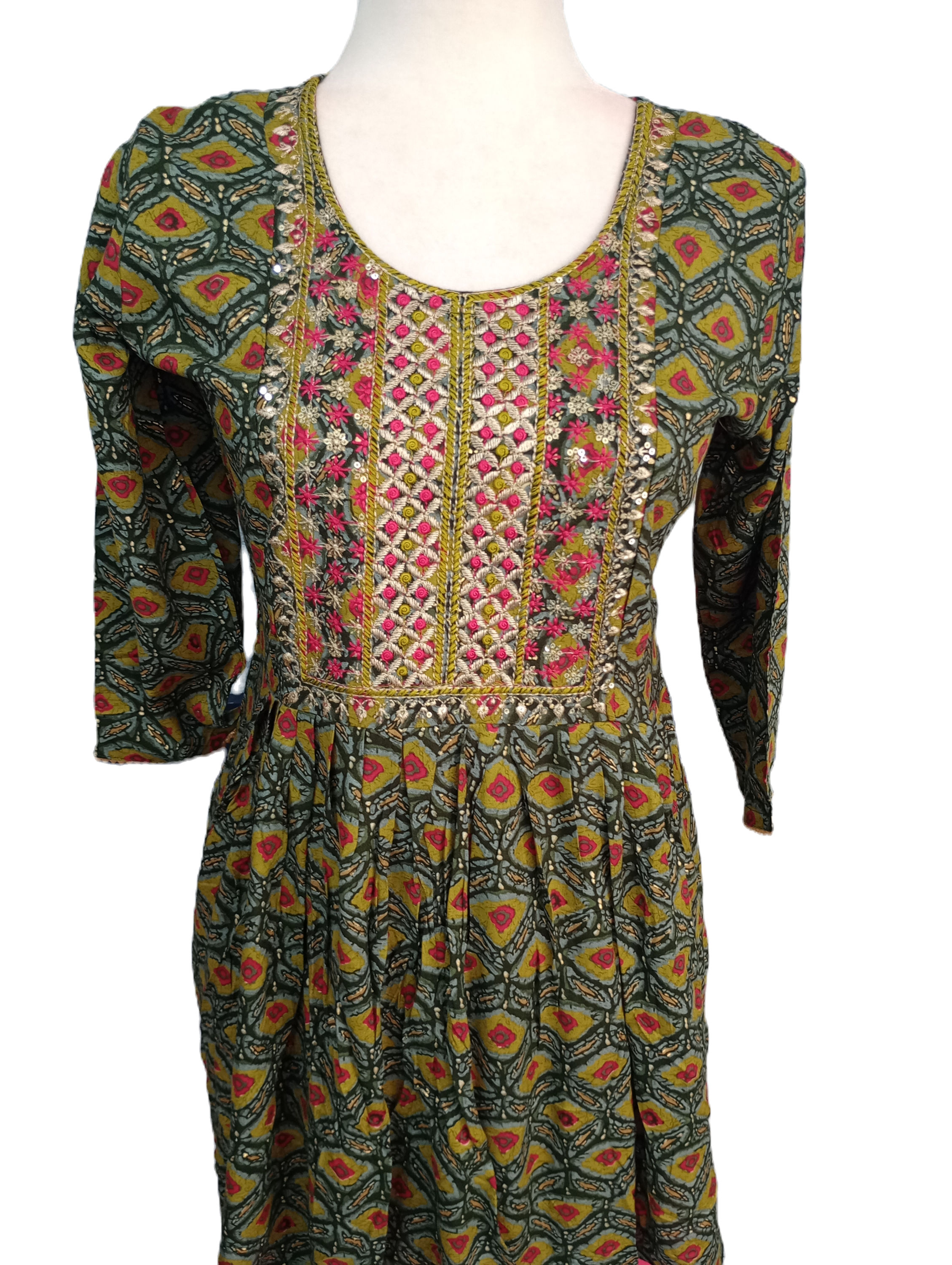 Tunic Top In Different Shades of Green