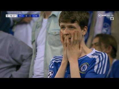 Europe is Blue, Chelsea win the cup with the big ears - again - fans are overcome with emotion