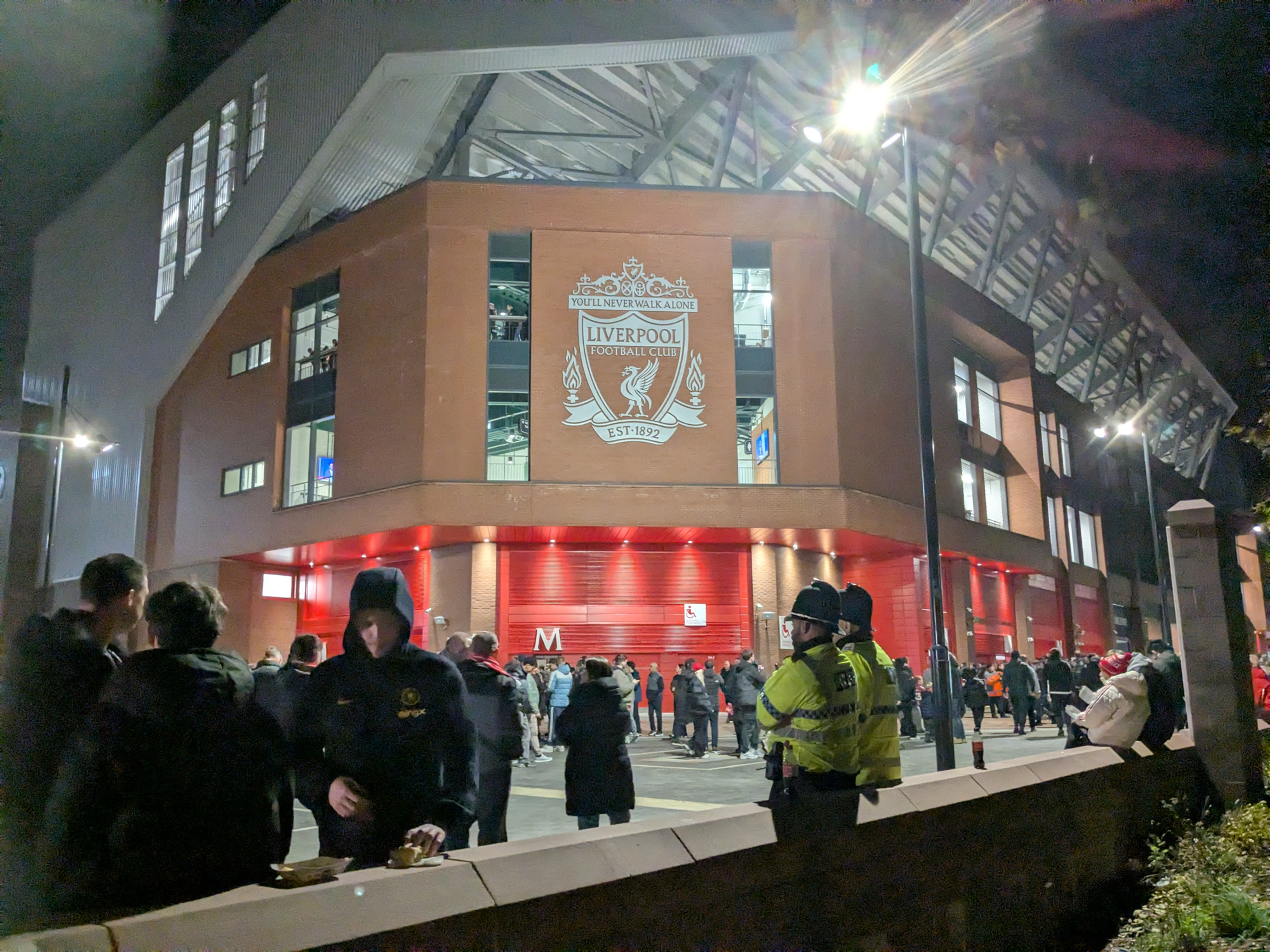 Xabi Alonso's old haunt ahead of kick-off : Picture by George Paterson