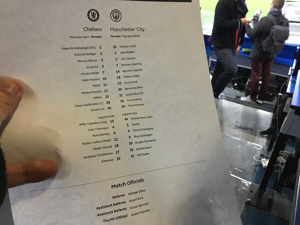 Chelsea v Man City