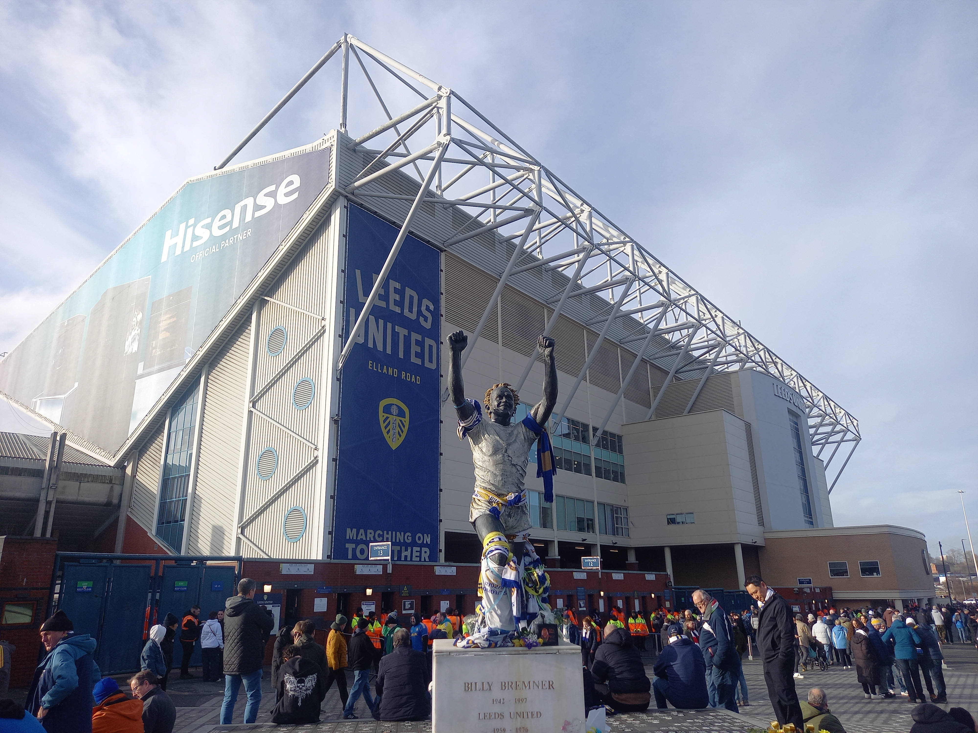 Marching to their own tune at Leeds : Picture by @YTJourno