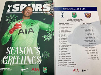 Spurs hold off late West Ham insurgence to earn Carabao semi final spot
