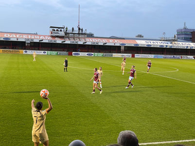 Four goal thrashing of Hammers sees Blues go top of the league with two games left in titanic season
