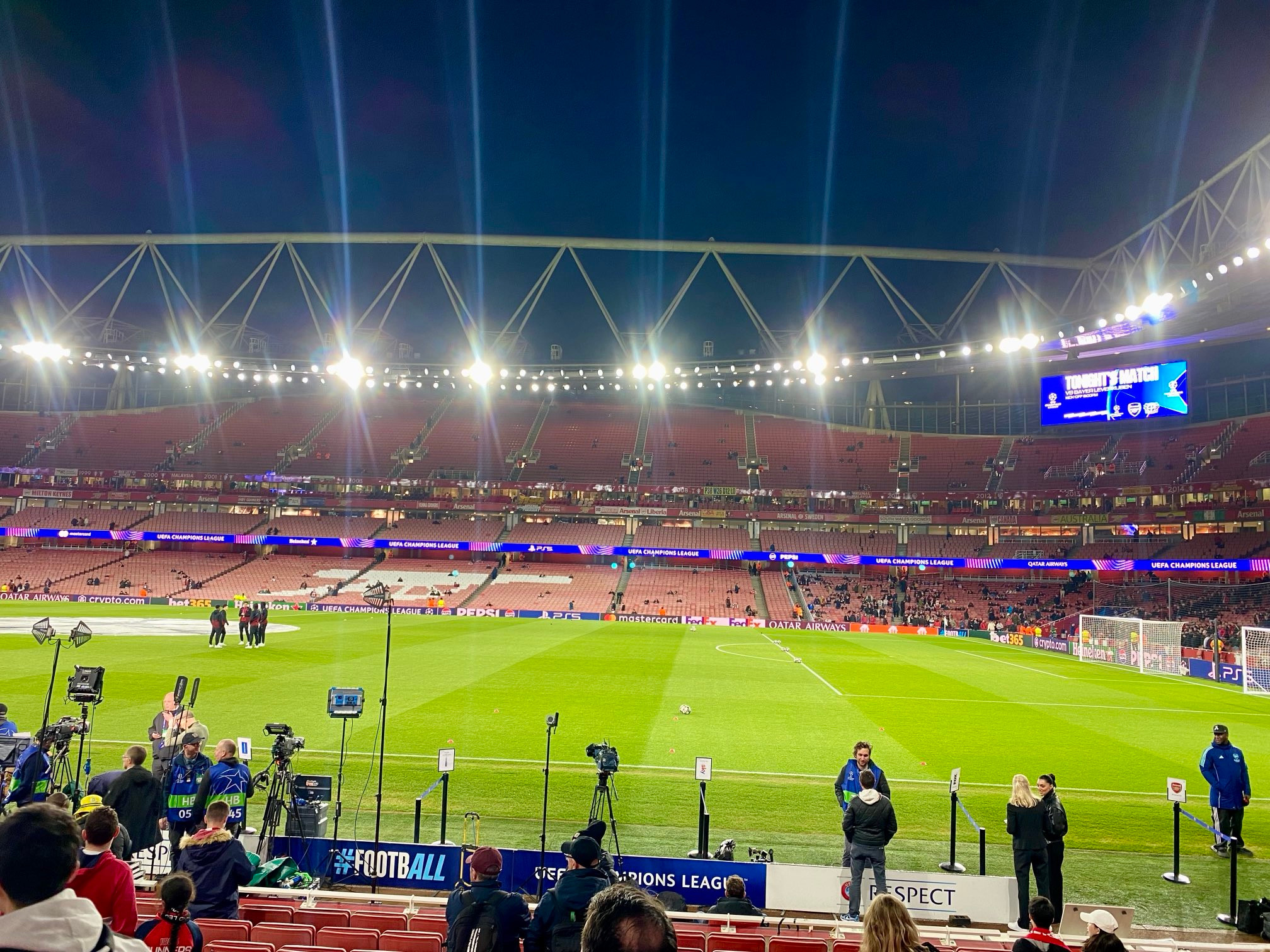 Emirates Stadium. Pic by @JTaylorSport
