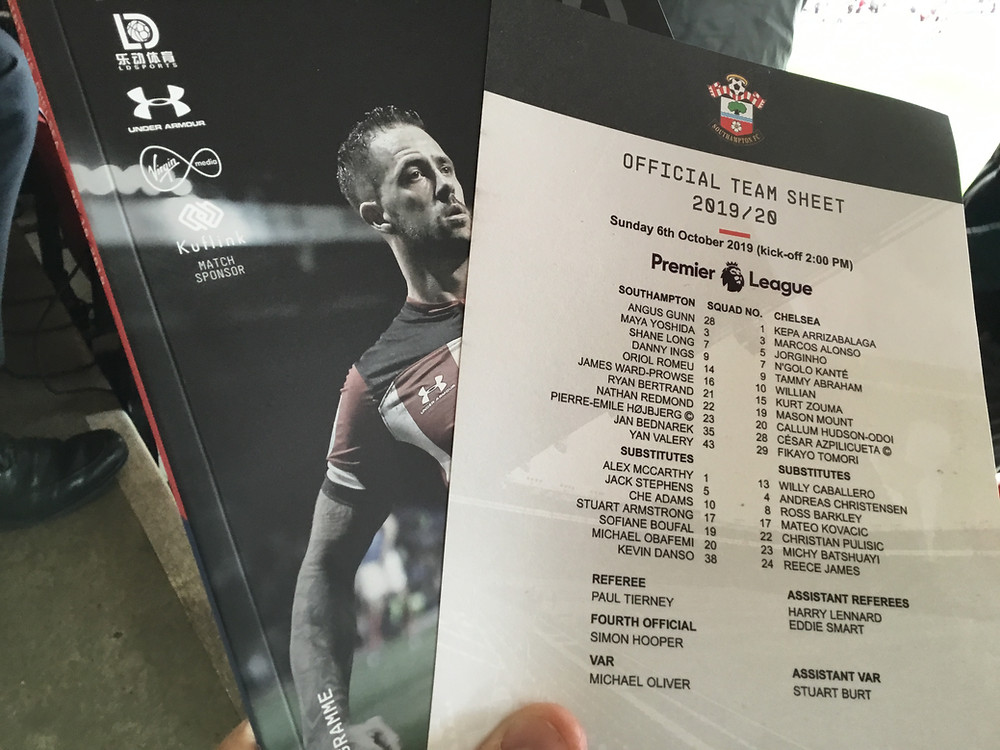 Saints 1 Chelsea 4 Photo by Paul Lagan