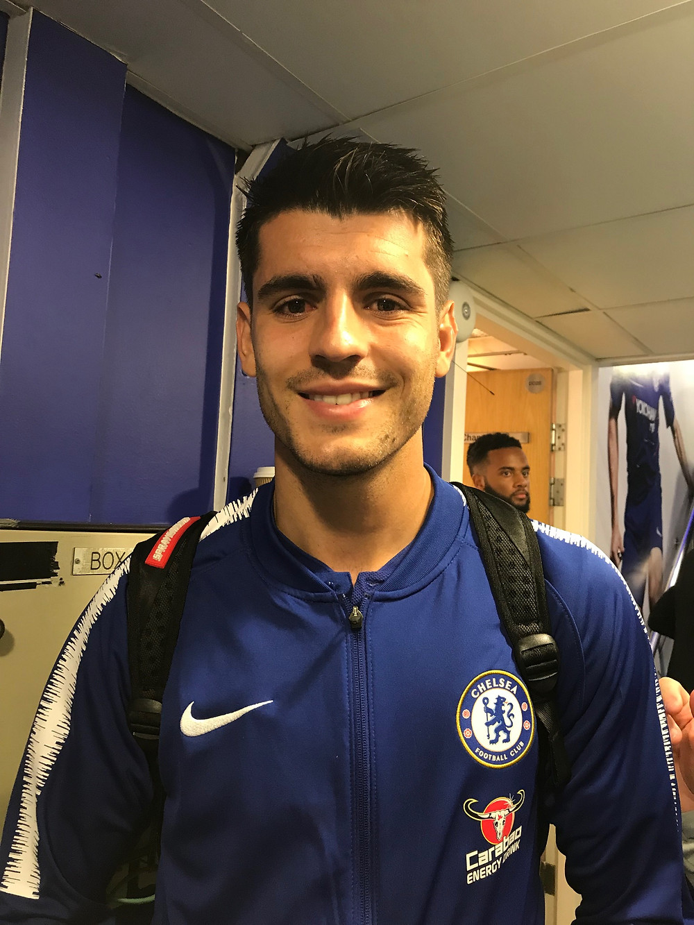 Alvaro Morata hit two goals against Crystal Palace in a 3-1 win. Photo by Paul Lagan