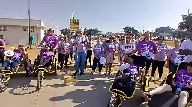 Coleta de assinaturas começou durante a Caminhada Agosto Lilás