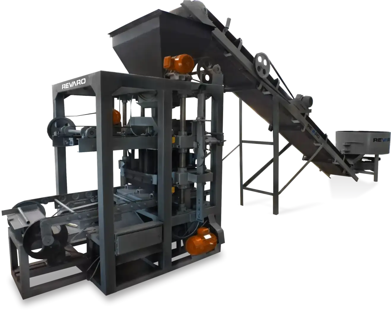 Semi-automatic Static Brick, Block and Paver Machine