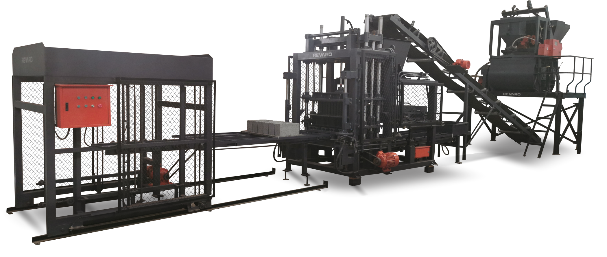 Automatic brick and block making machine